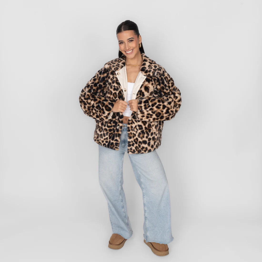 2-in-1 Leopard Wendejacke - Image 8