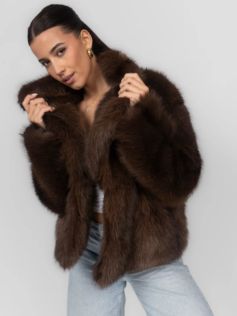 Bold Faux Fur Jacket - Image 10