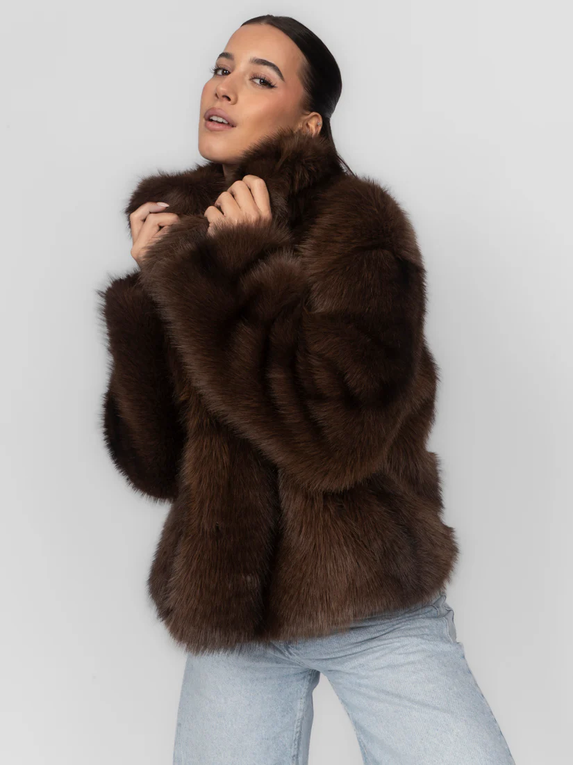 Bold Faux Fur Jacket - Image 11