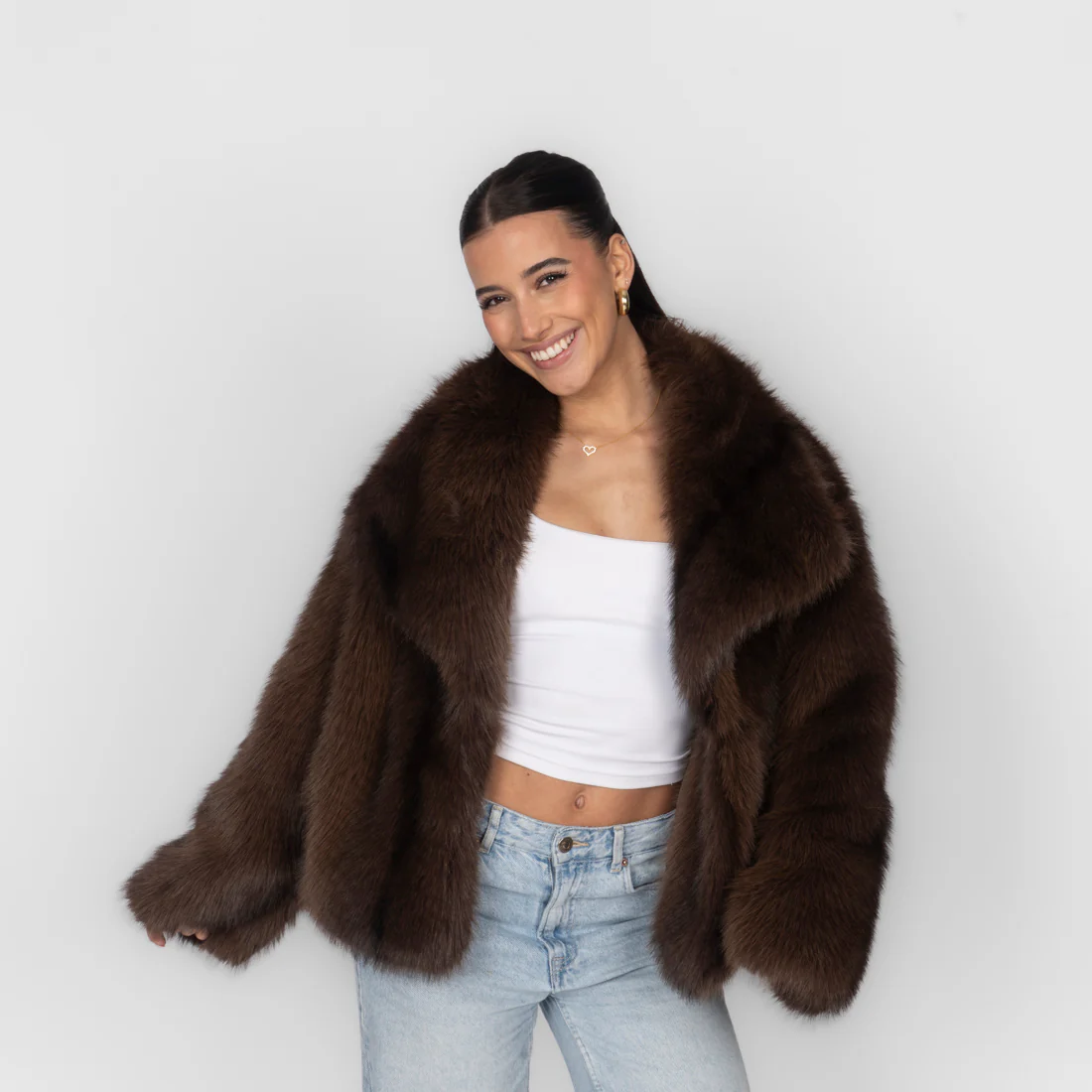 Bold Faux Fur Jacket - Image 2
