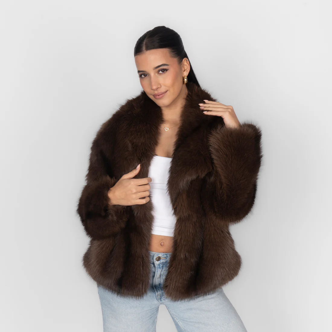 Bold Faux Fur Jacket - Image 4