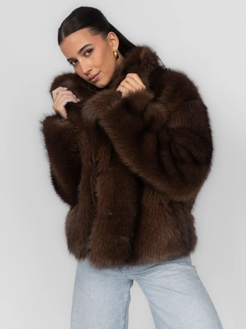 Bold Faux Fur Jacket - Image 6