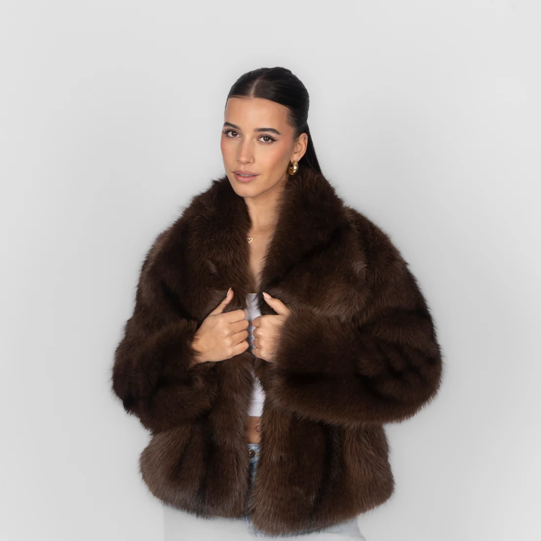 Bold Faux Fur Jacket - Image 7