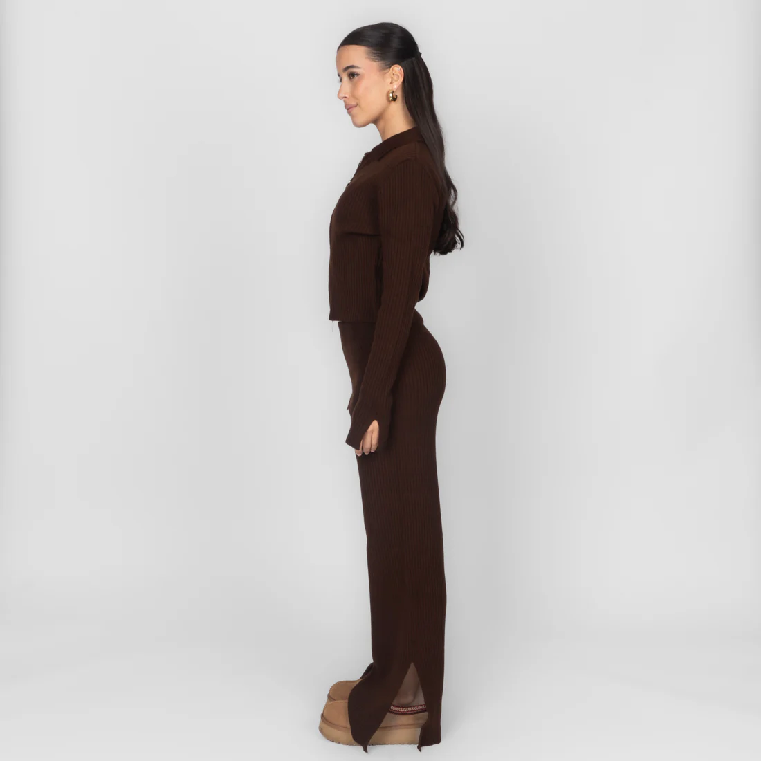Essential Cropped Lounge Set - Image 2