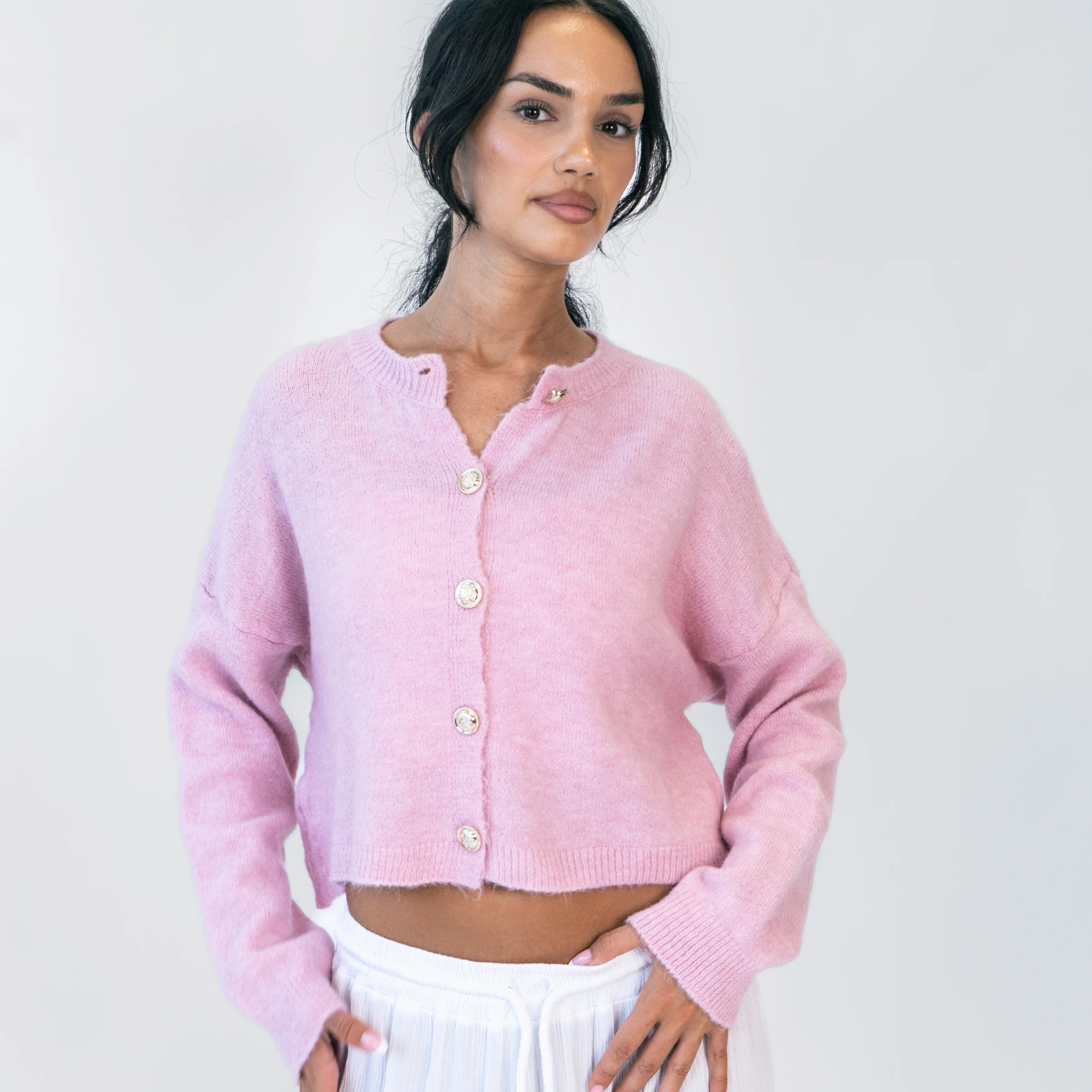 Glow Button Cardigan - Image 8