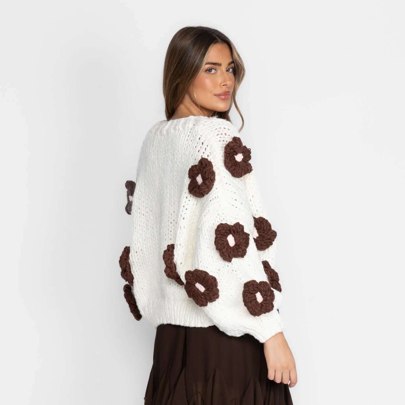 Handmade Flower Cardigan - Image 2