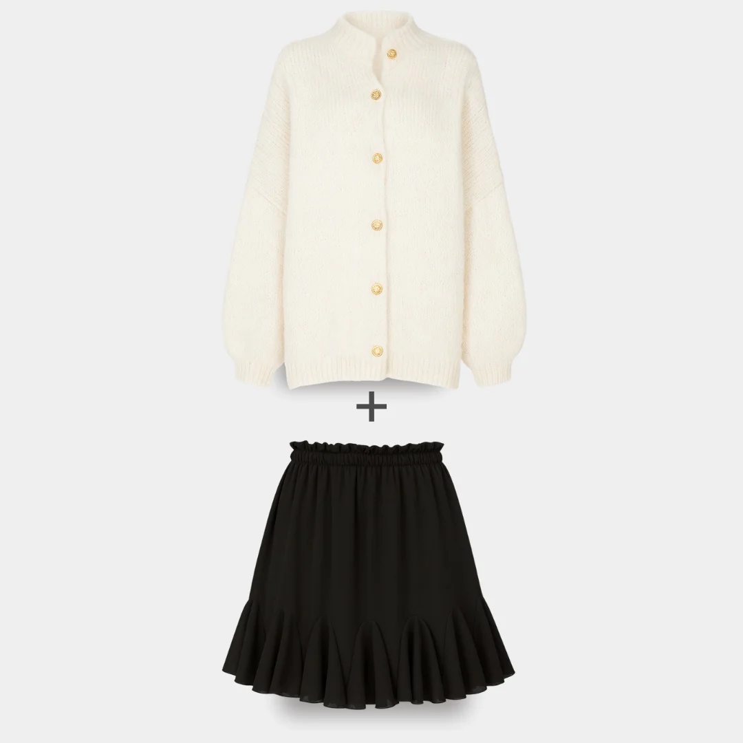 Limited Bundle Oversized Cardigan "CozyGlam" & Rock "Summer" - Image 56