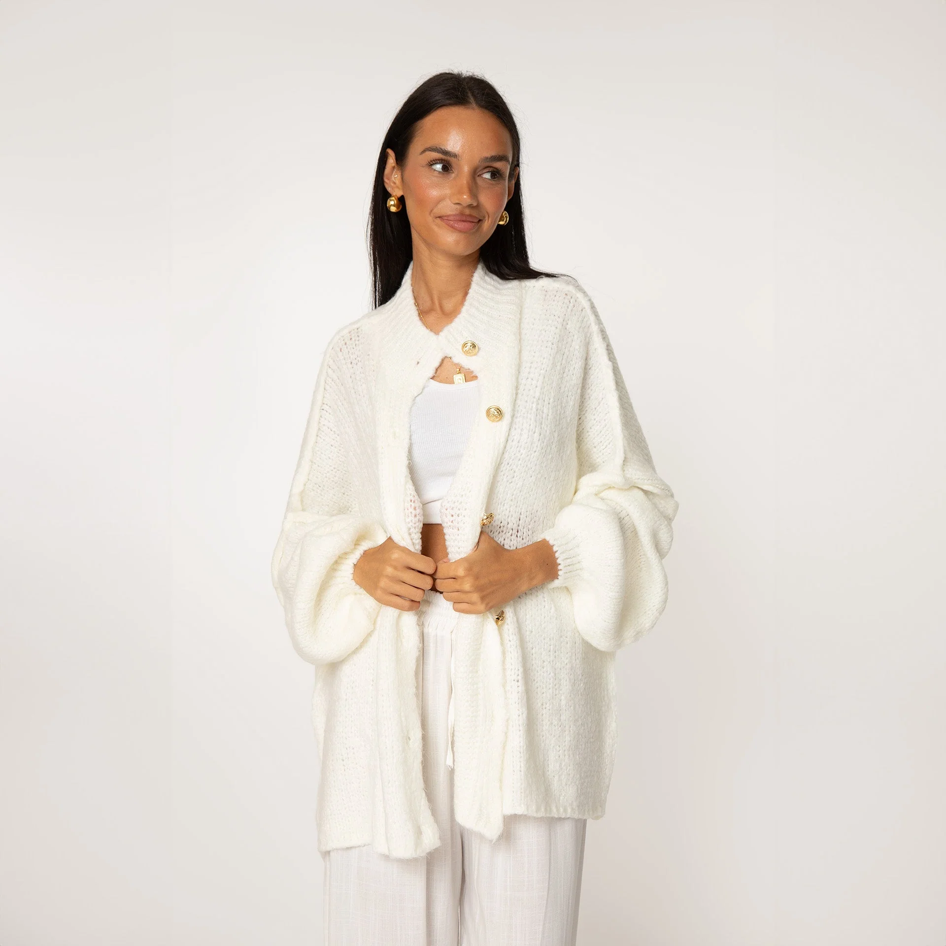 Oversized Cardigan "CozyGlam" - Image 102