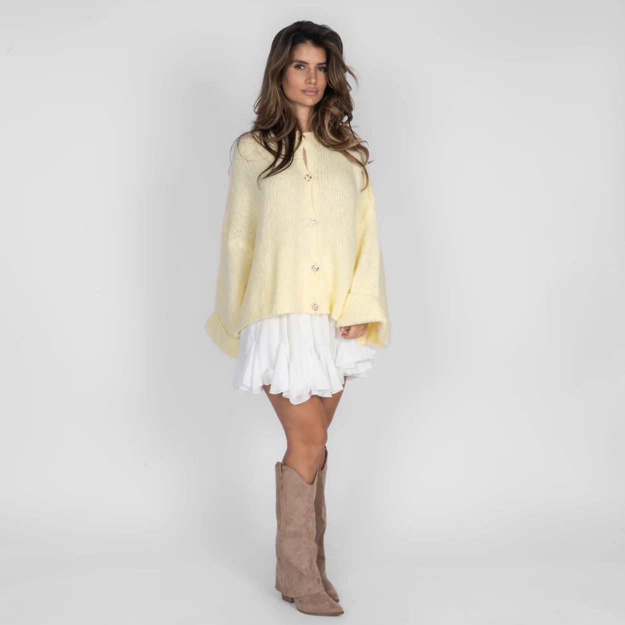 Oversize Soft Sleeve Cardigan - Image 25