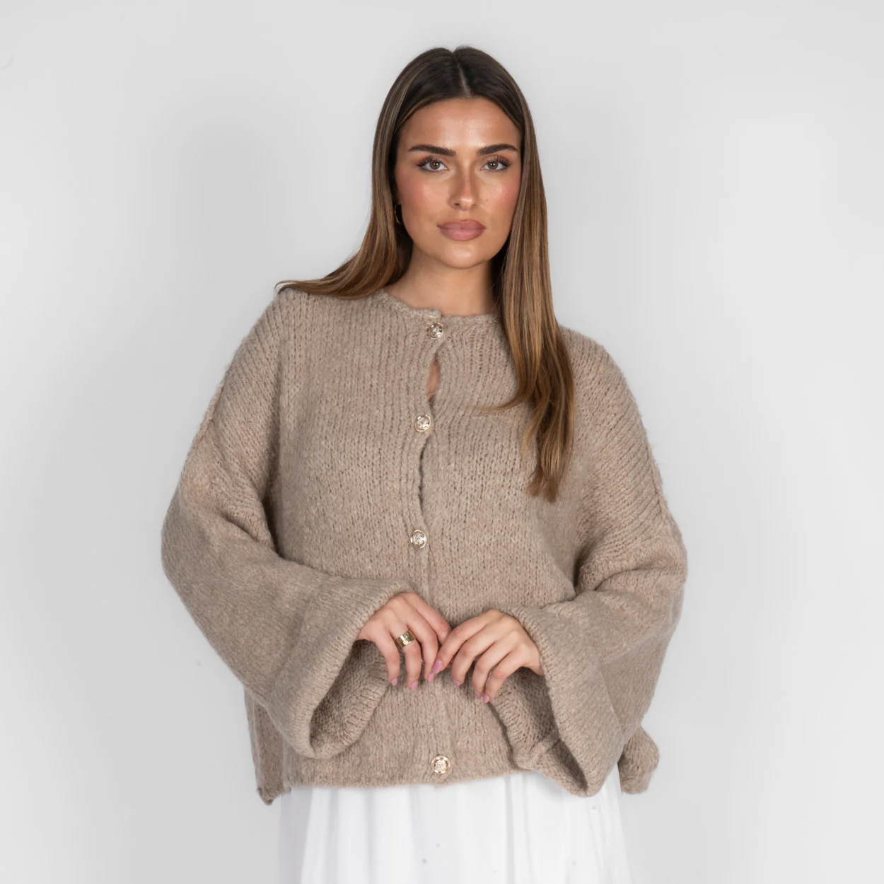 Oversize Soft Sleeve Cardigan - Image 39