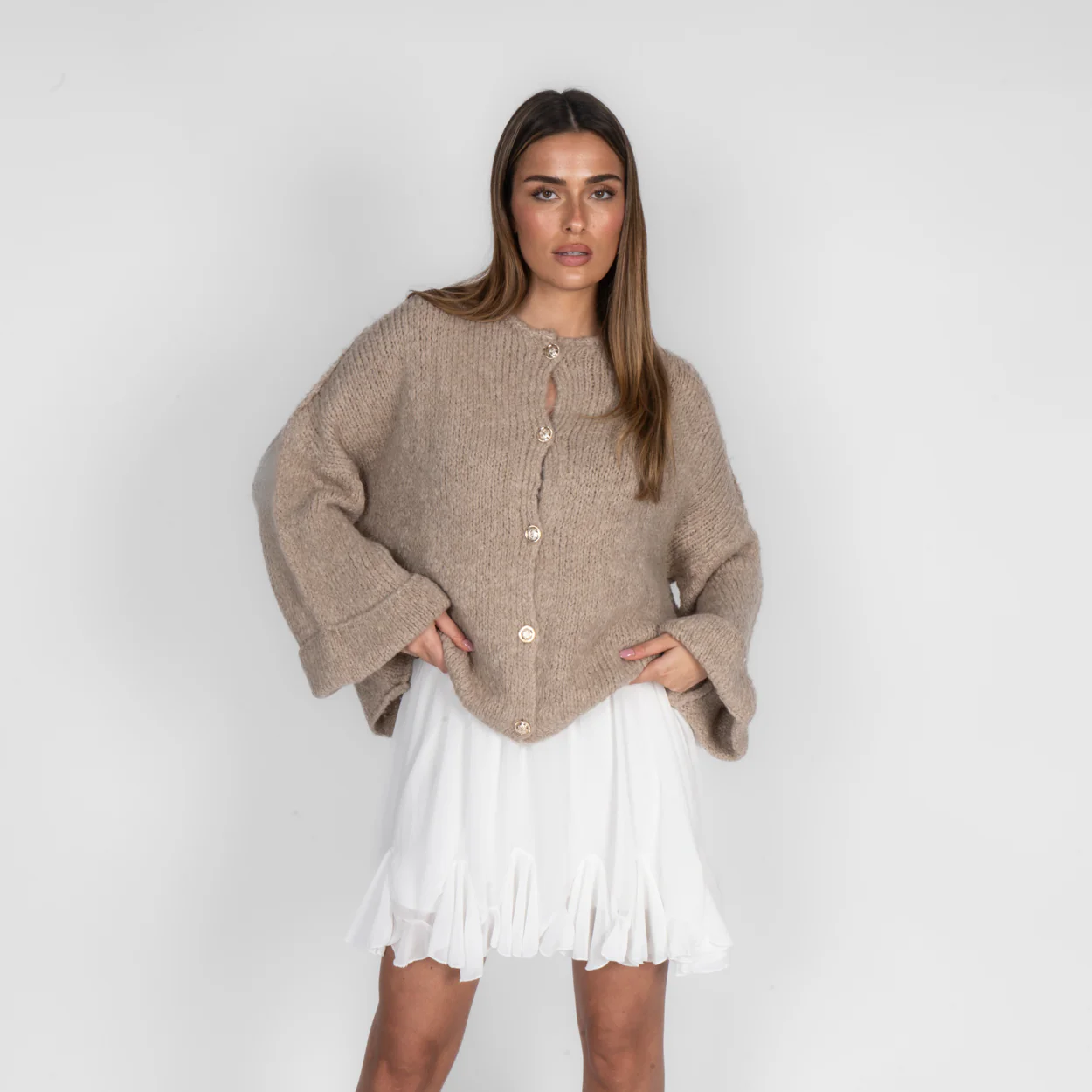 Oversize Soft Sleeve Cardigan - Image 41