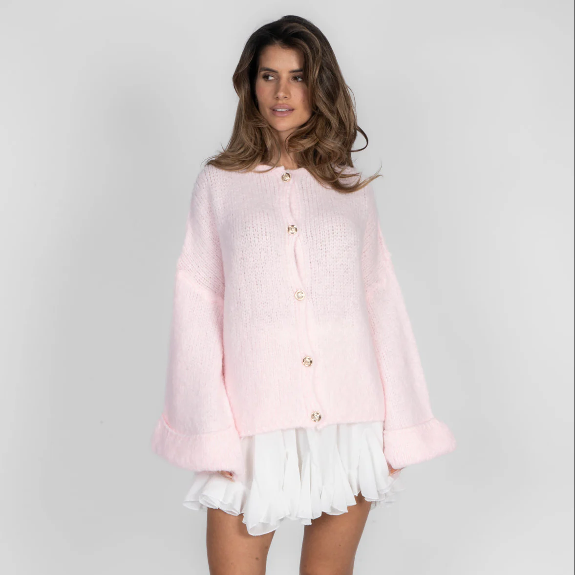 Oversize Soft Sleeve Cardigan - Image 43