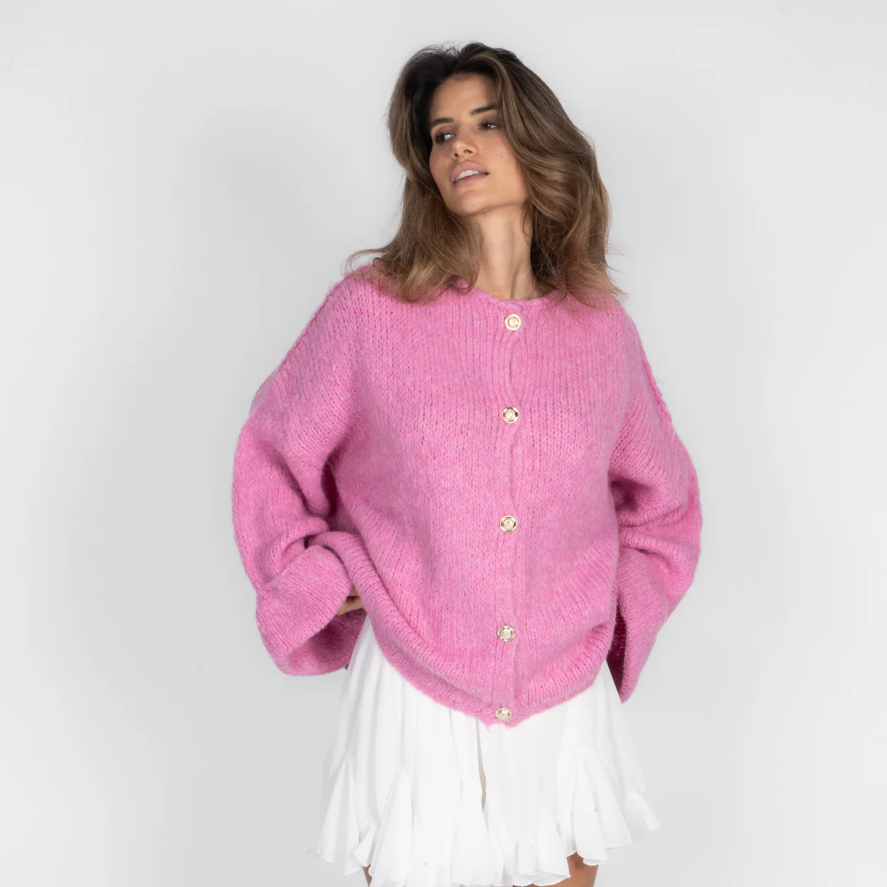 Oversize Soft Sleeve Cardigan - Image 49