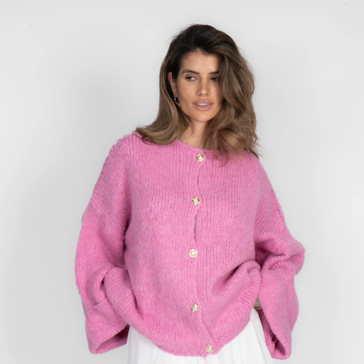 Oversize Soft Sleeve Cardigan - Image 50