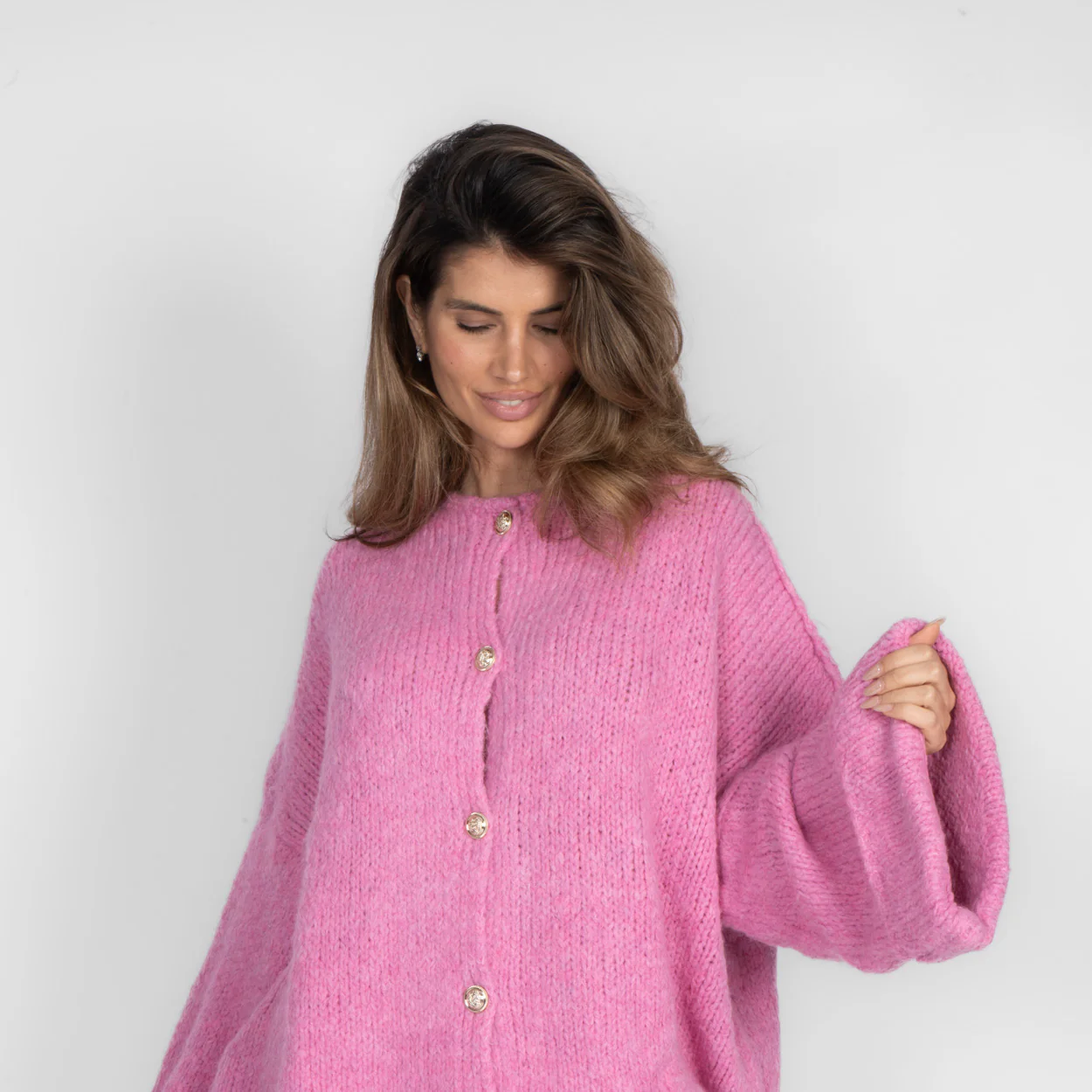 Oversize Soft Sleeve Cardigan - Image 53