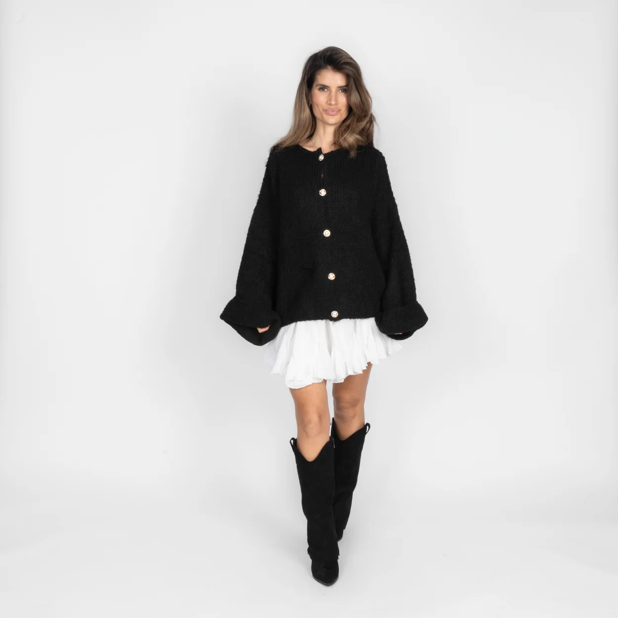 Oversize Soft Sleeve Cardigan - Image 59