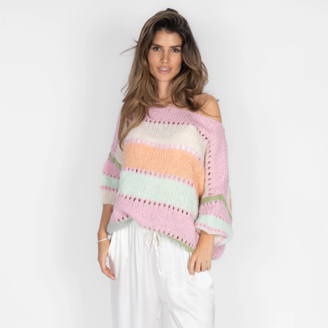 Pastell Stripe Pullover - Image 12