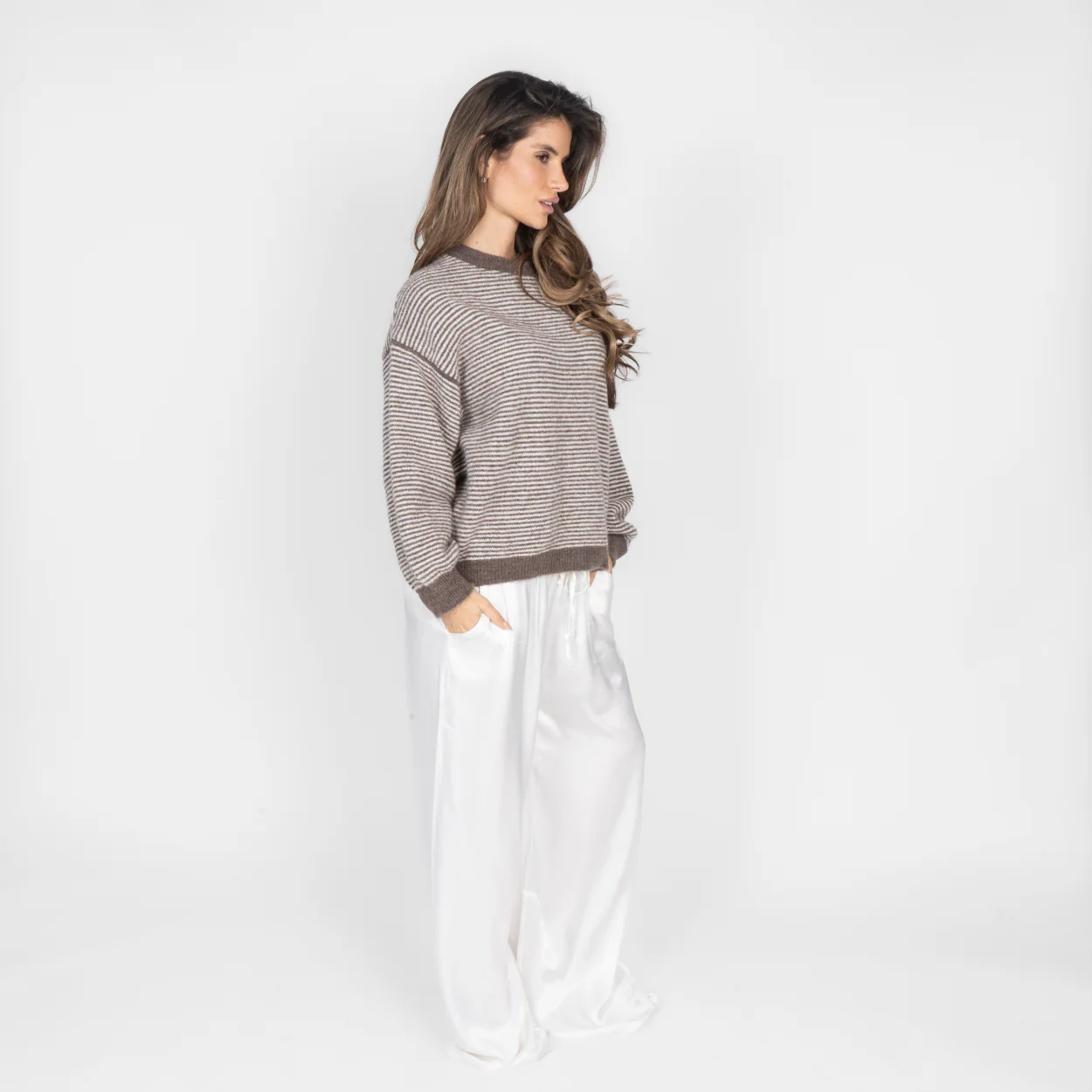 Soft Glow Stripe Pullover - Image 13
