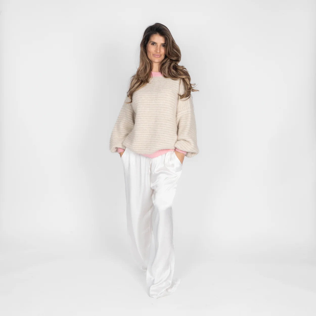 Soft Glow Stripe Pullover - Image 6