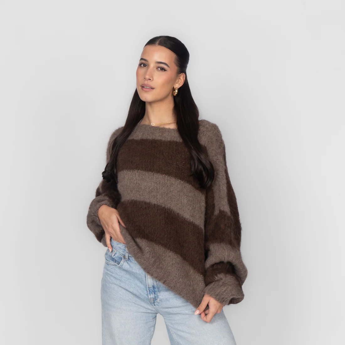 Ultra Soft Stripe Sweater - Image 11