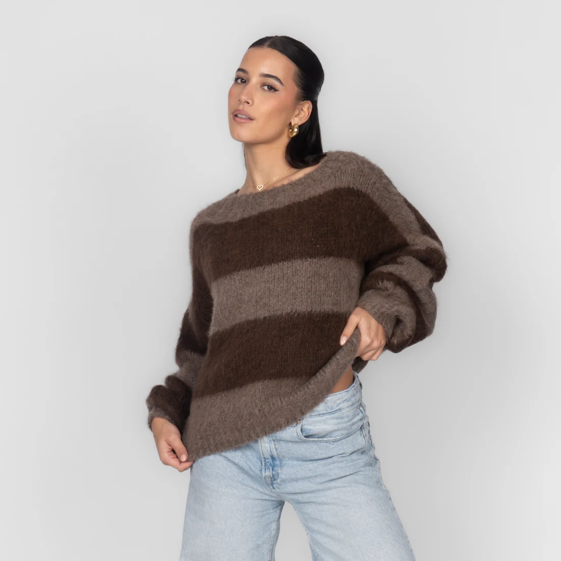 Ultra Soft Stripe Sweater - Image 13